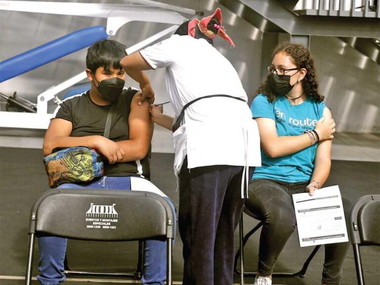 Baja vacunación entre menores; menor cobertura en el sur del país