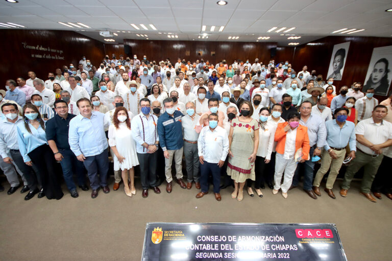 Encabeza Rutilio Escandón segunda sesión ordinaria del Consejo de Armonización Contable de Chiapas