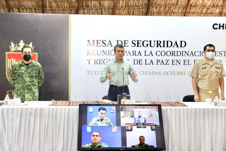 Registra Chiapas saldo blanco en delitos de alto impacto