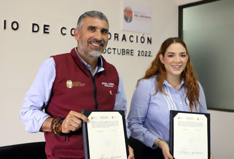 Con Convenio, Ángel Torres y Tania Robles reafirman compromiso de trabajar en unidad