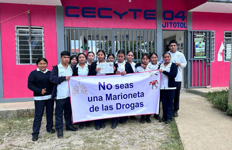 Realiza CECyT 04 Jitotol Estrategia en el Aula: Prevención de Adicciones