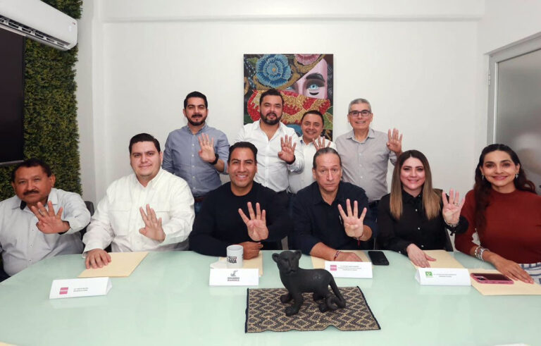 Eduardo Ramírez se reúne con líderes de partidos políticos, por la transformación de Chiapas