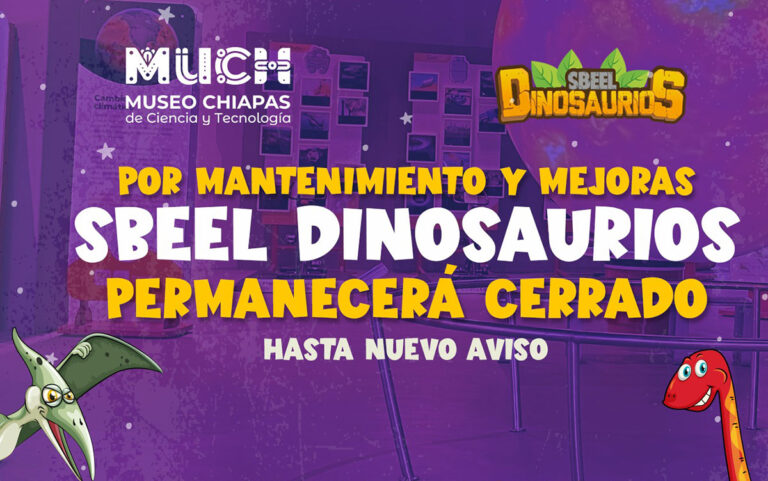 Sbeel Dinosaurios se mantiene cerrado por mantenimiento y ampliación