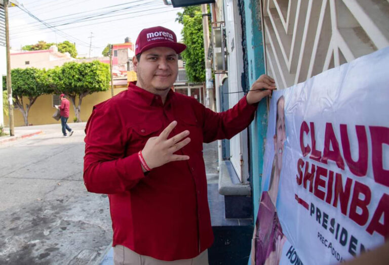 Encabeza Carlos Molina acciones de brigadeo a favor de la precandidata única de Morena, Claudia Sheinbaum