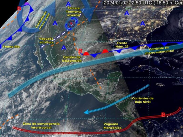 ¡No olvides la chamarra! Clima México hoy 3 de enero de 2024: Entra el frente frío 24