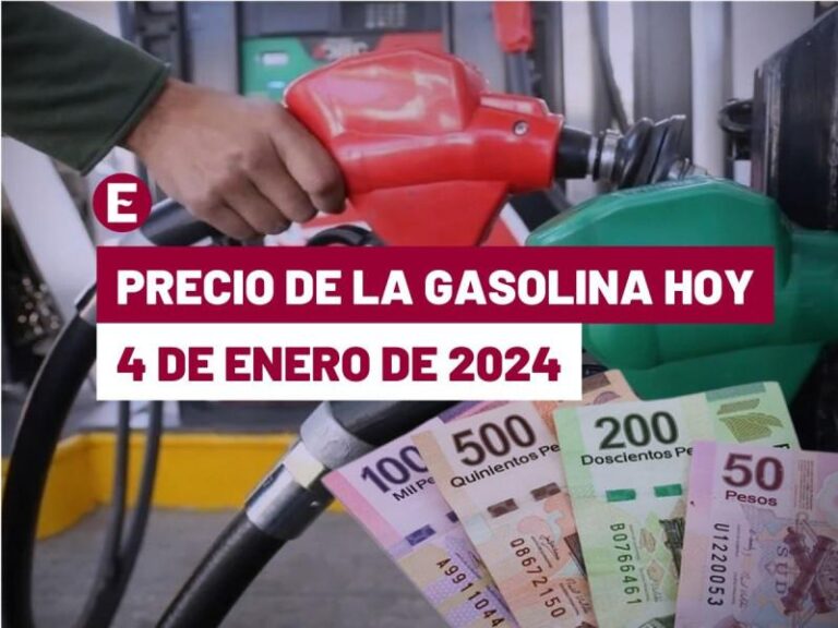 ¿Bajó? Este es el precio de la gasolina hoy 4 de enero de 2024 en México