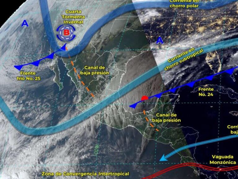 Clima en México 8 de enero de 2024: Prevén hasta -15 °C por cuarta tormenta invernal