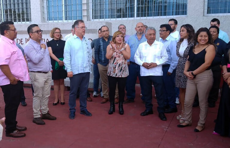 Realiza Guillermo Ramos gira de trabajo por Distritos Judiciales de Palenque y Pichucalco
