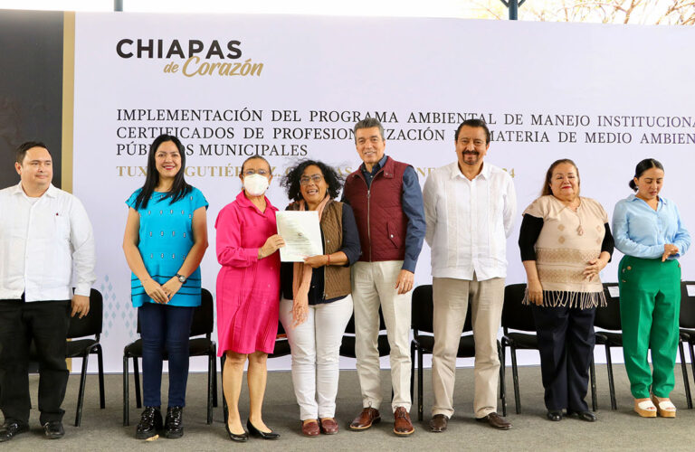 En Chiapas hacemos causa común para fortalecer el cuidado del ambiente: REC