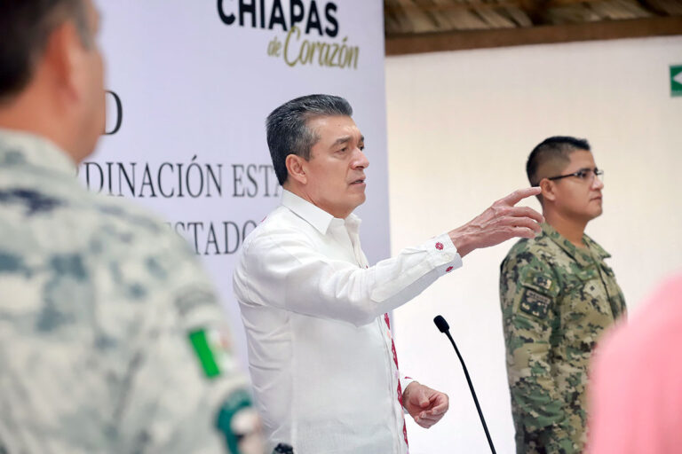 Rutilio Escandón reitera el llamado a la prevención ante cambios climatológicos