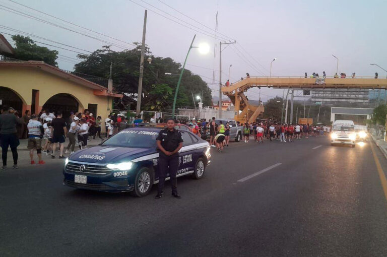 Implementa SSyPC dispositivo de seguridad vial para Carrera del Parachico 2024
