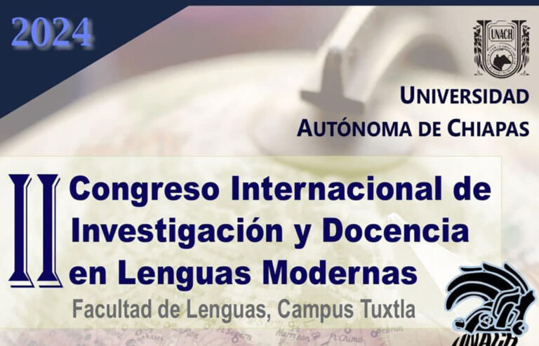 Realizará UNACH el ll Congreso Internacional de Investigación y Docencia en Lenguas Modernas