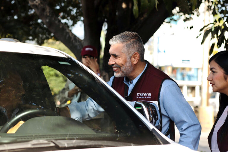 En el Bulevar Belisario Domínguez, Ángel Torres comparte proyecto de la Cuarta Transformación