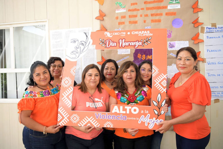 Conmemora CECyTE-TBC Chiapas Día Internacional contra la Violencia hacia la Mujer
