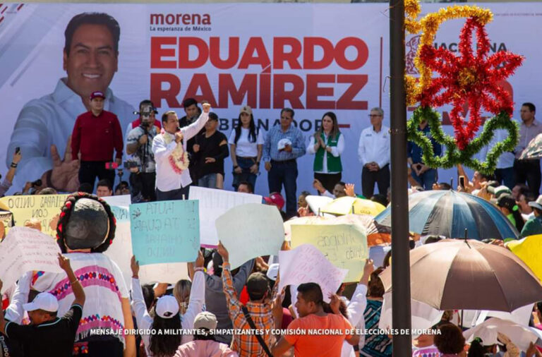 Desde Venustiano Carranza, llama Carlos Molina a fortalecer el proyecto de Eduardo Ramírez