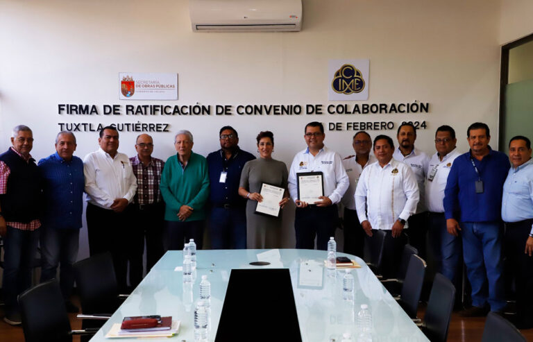 Fortalece SOP relación con colegios de profesionistas de Chiapas