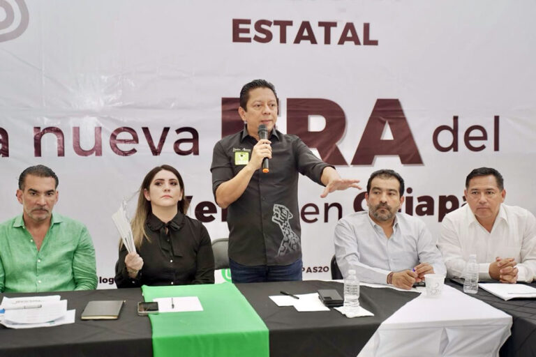 Coordina Llaven Abarca trabajos a favor de la 4T en Chiapas