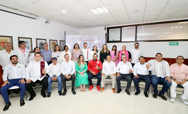 Asiste Carlos Molina a la firma de Pacto de Civilidad para el Proceso Electoral Local Ordinario 2024