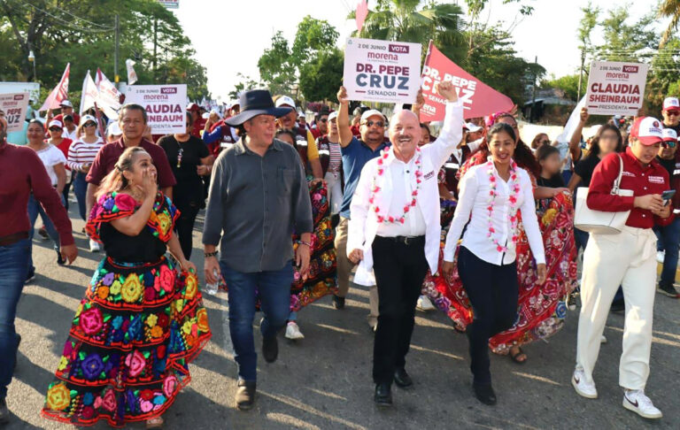 Camino junto al pueblo y seguiré al servicio del pueblo por la consolidación de la 4T, afirma Dr. Pepe Cruz desde Tonalá