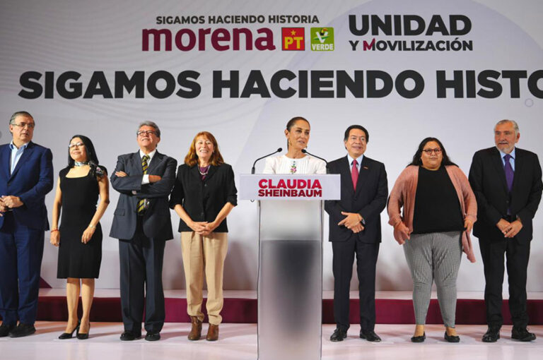 Claudia Sheinbaum Pardo presenta equipo de campaña rumbo a la presidencia de la república