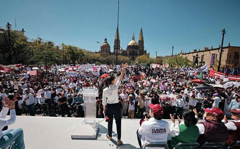 En Jalisco se van a romper las cadenas de la corrupción: Claudia Sheinbaum
