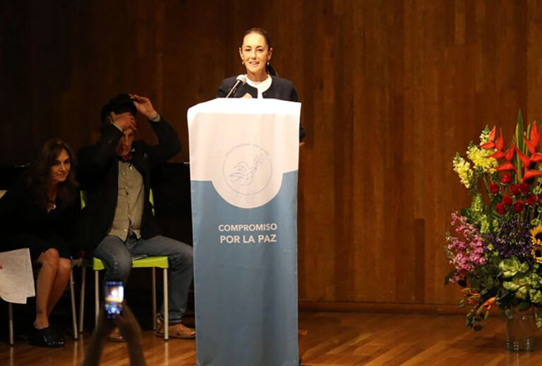 Trabajemos juntos en la construcción de la paz: Claudia Sheinbaum
