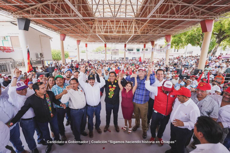 Con la esperanza de una nueva era, reciben a Eduardo Ramírez en Frontera Comalapa y Chicomuselo