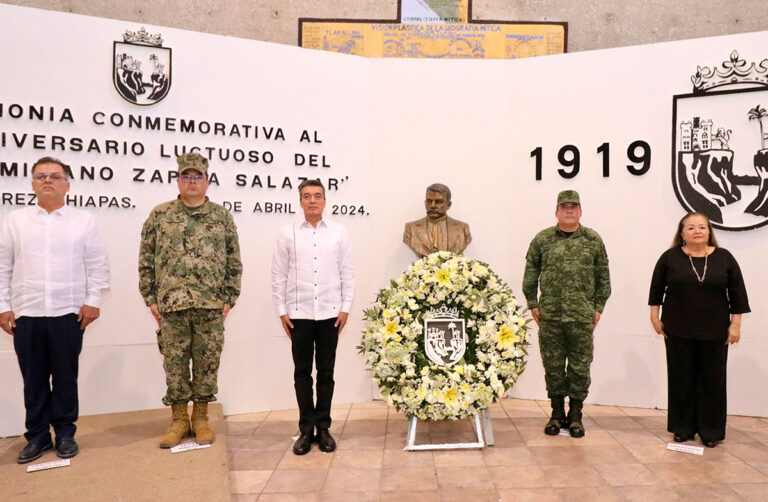 Conmemoran aniversario luctuoso del general Emiliano Zapata