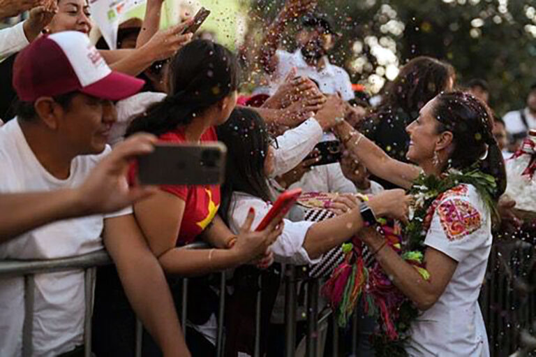 Claudia Sheinbaum termina una semana más de campaña acompañada de 80 mil personas