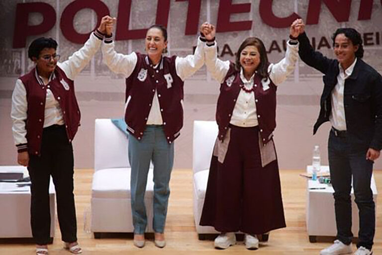 Claudia Sheinbaum llama a la comunidad estudiantil hacer de México una potencia de desarrollo