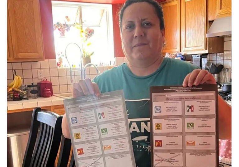 Claudia Sheinbaum recibe apoyo de mexicanos en el extranjero a través del voto