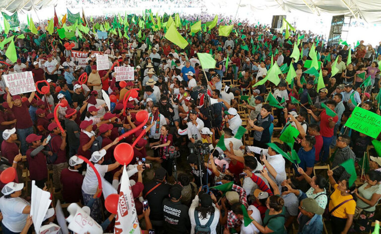Si queremos que sigan los programas sociales y que le vaya todavía mejor a Chiapas, hay que votar por la 4T: Sheinbaum
