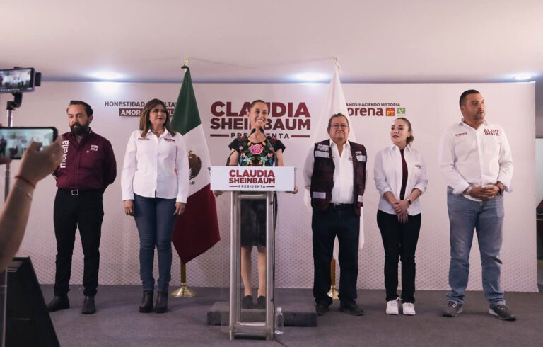 Claudia Sheinbaum anuncia dos nuevas rutas del tren de pasajeros de Aguascalientes