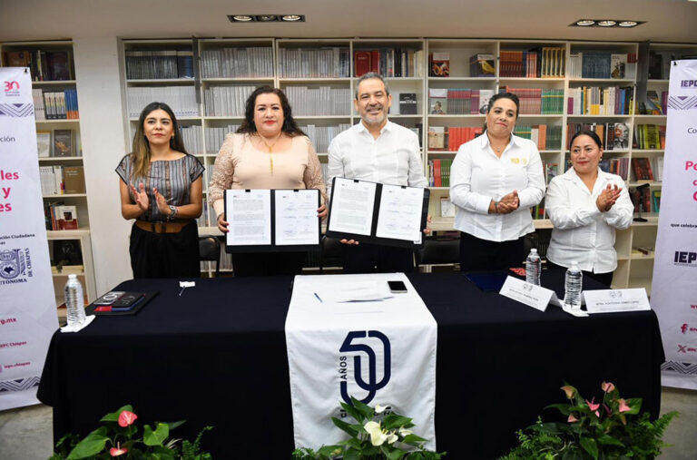 Acuerdan UNACH y el IEPC emprender acciones para difundir los derechos políticos electorales en comunidades indígenas