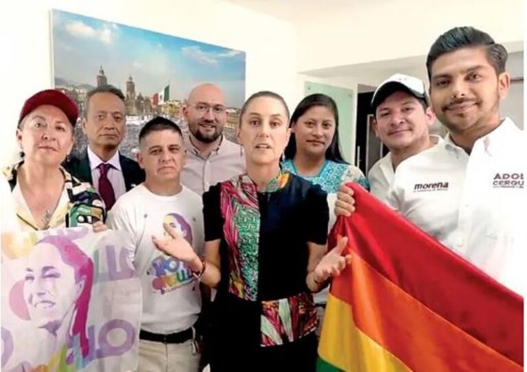Sheinbaum promete generar programas y políticas a favor de la diversidad sexual