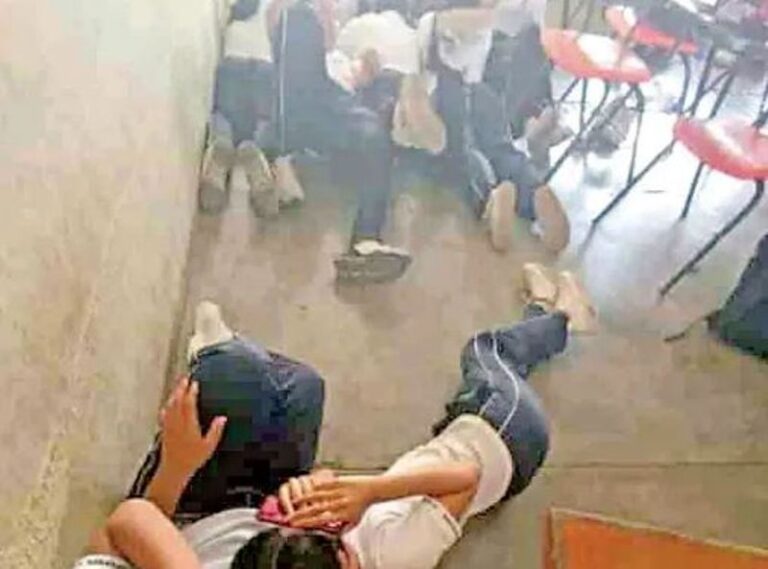 Niños quedan en medio de balacera en Chiapas; delincuentes se refugiaron en kínder