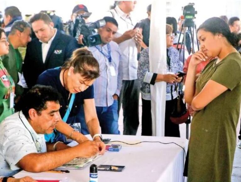 Primeros votantes combaten la apatía