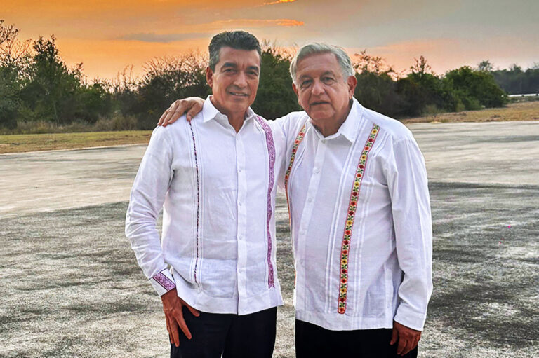 Acompaña Rutilio Escandón a AMLO en Reunión de Evaluación de la Línea K