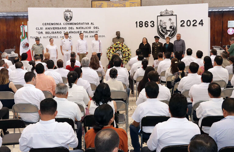 Conmemoran legado de Belisario Domínguez