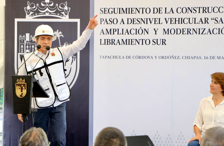 Supervisan ampliación y modernización del Libramiento Sur de Tapachula