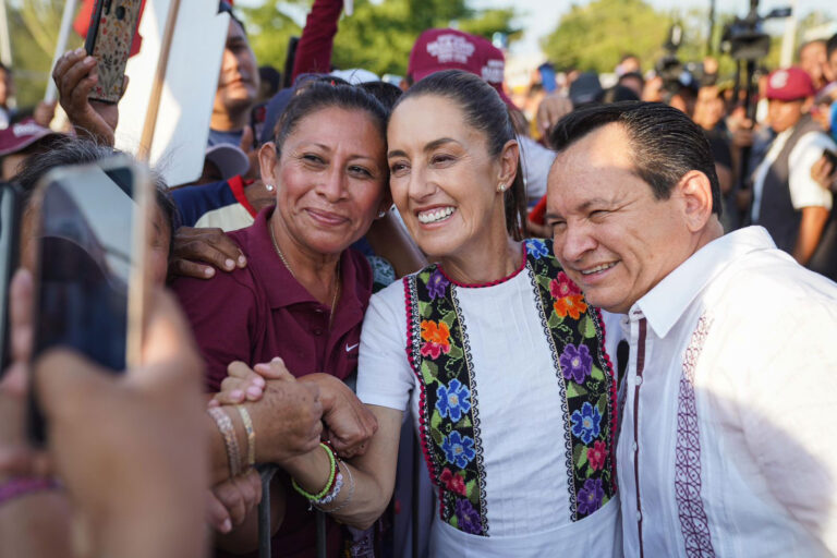 A los del prian les interesa mantener un Yucatán dividido: Claudia Sheinbaum