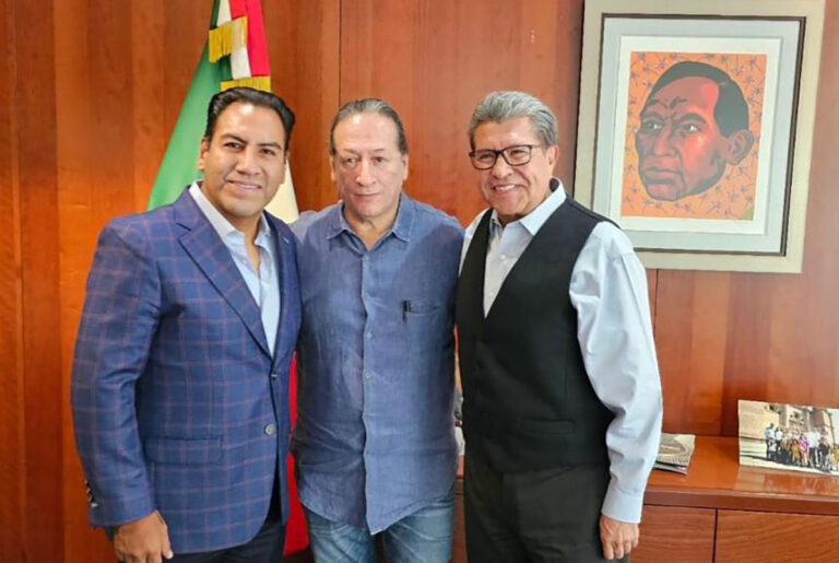 Eduardo Ramírez se reunió con Ricardo Monreal y Antonio Santos