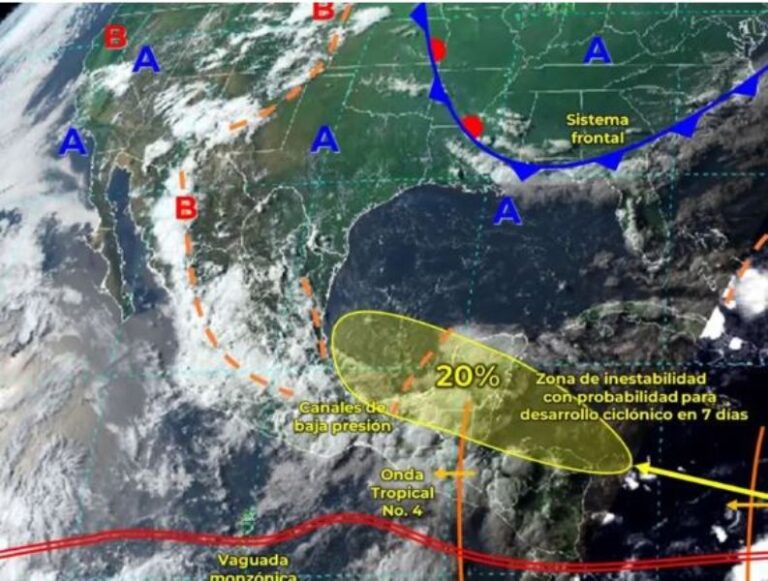 Clima México hoy 25 de junio de 2024: Prevén lluvias y torbellinos