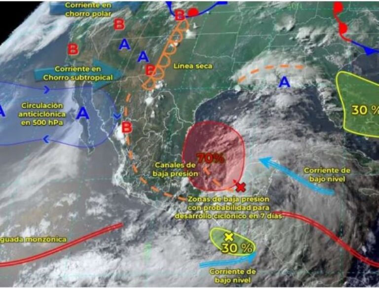 Clima México hoy 17 de junio de 2024: Prevén más de 40 °C en 13 estados y lluvias