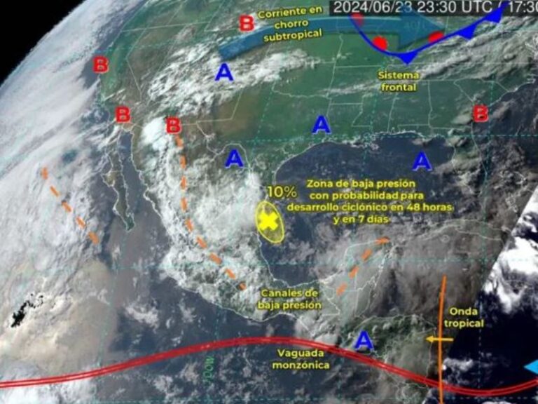 Clima México hoy 24 de junio de 2024: Continuarán las lluvias en gran parte del país