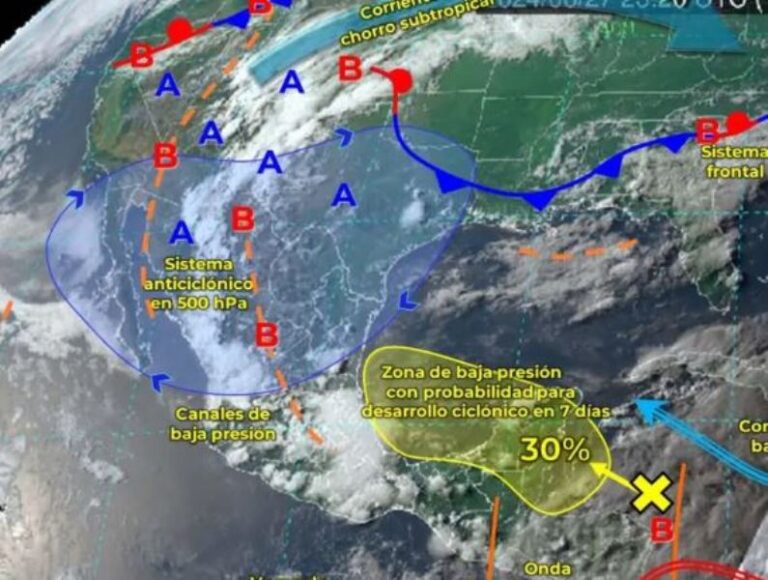 Clima México hoy 28 de junio de 2024: Zona de baja presión traerá más lluvias