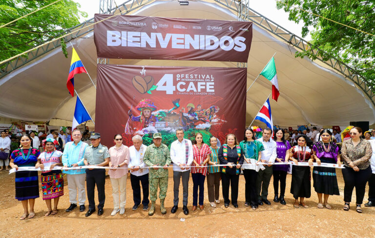 Rutilio Escandón inaugura el Cuarto Festival Internacional del Café ‘Chiapas de Corazón’