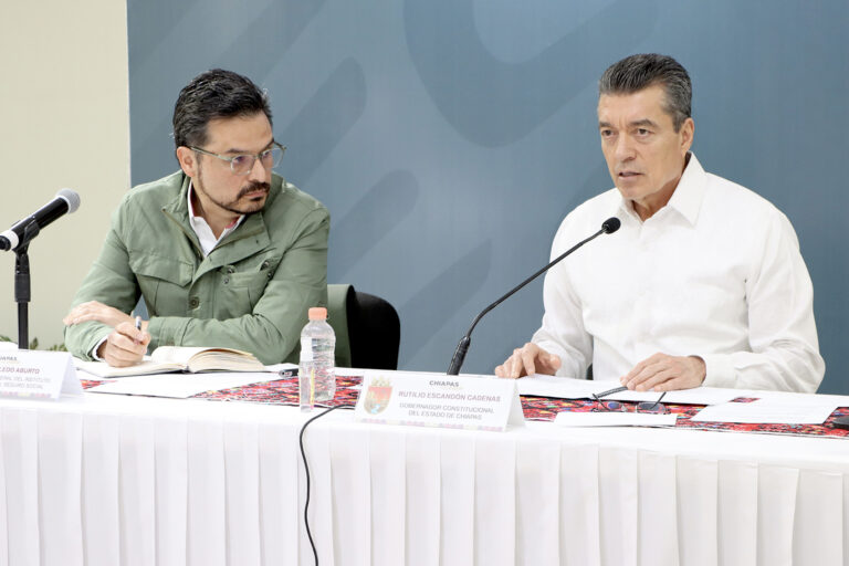Rutilio Escandón y Zoé Robledo encabezan reunión de evaluación del modelo IMSS-Bienestar en Chiapas