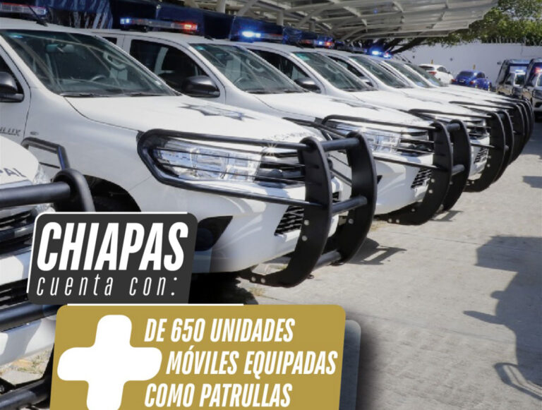 Chiapas fortalece capacidad operativa de los policías