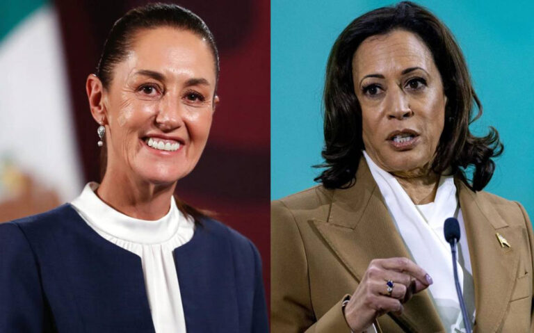 Como mujeres nos une la lucha: Claudia Sheinbaum sobre llamada con Kamala Harris, vicepresidenta de EU